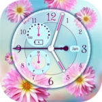 Logo of Flower Clock Live Wallpaper android Application 