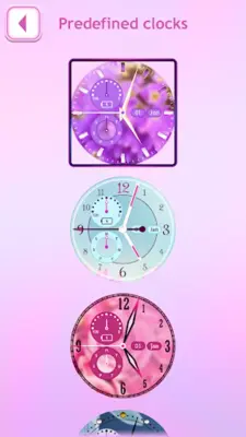 Flower Clock Live Wallpaper android App screenshot 2